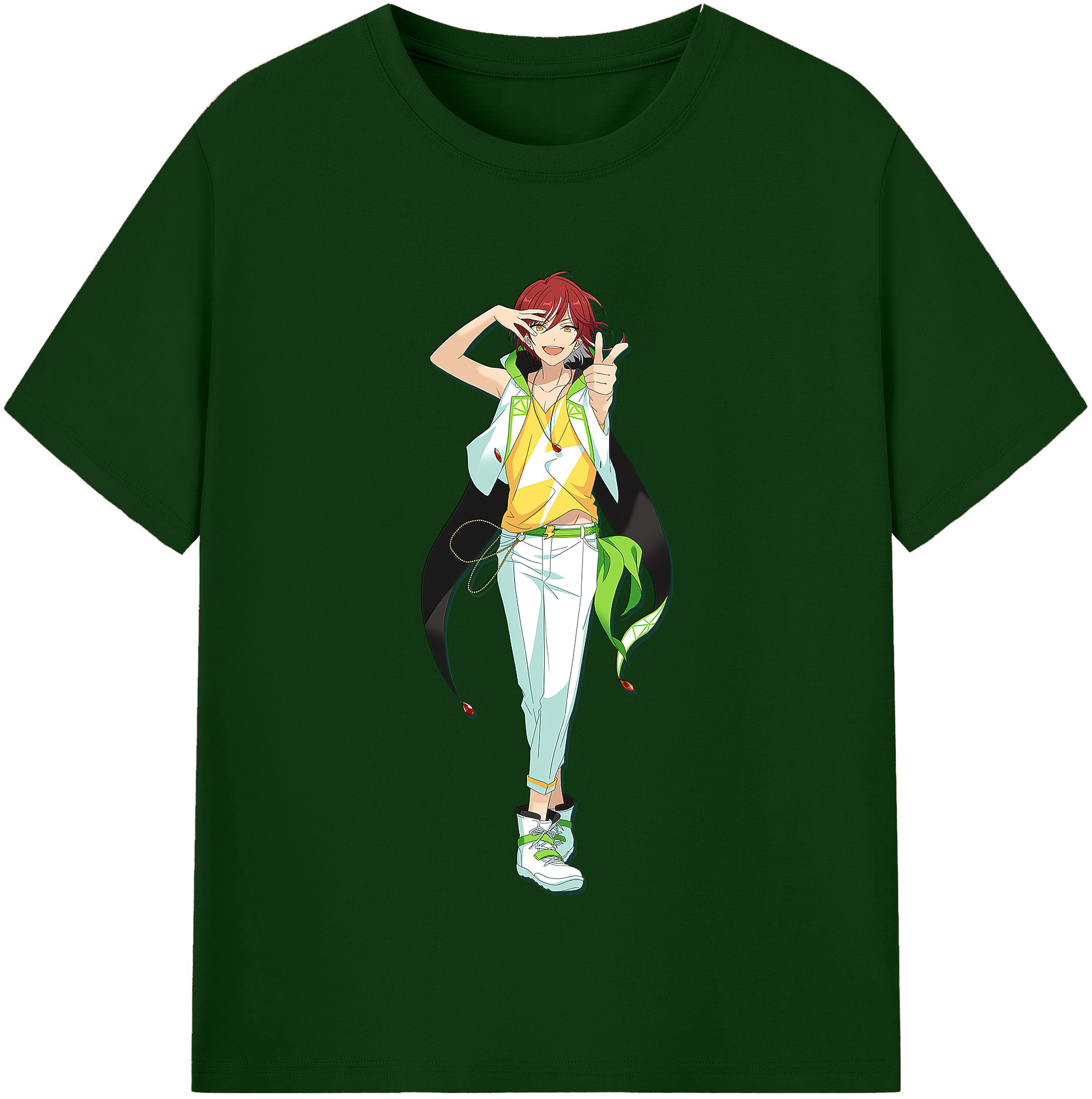 （画像用） あんさんぶるスターズ! Ensemble Stars 綿100％半袖Tシャツ（フロントプリント）